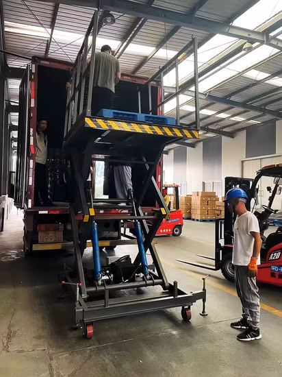 Máquina elevadora de tijera, 4m, 6m, 200kg, 230kg, 450kg, plataforma de trabajo sobre orugas para pasillo pequeño y estrecho, mesa elevadora de tijera