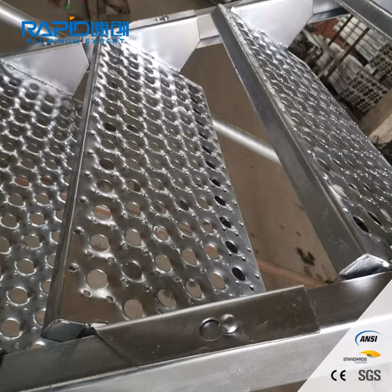 Escalera rápida del metal del andamio del andamio de acero del andamio Ringlock