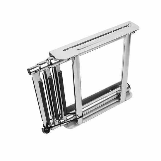 Most Popular 4 Step Stainless Steel Folding Ladder Boat Dock Ladders Marine