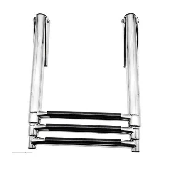 Most Popular 4 Step Stainless Steel Folding Ladder Boat Dock Ladders Marine