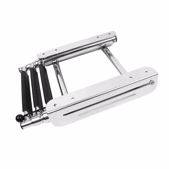 Más popular Escalera plegable de acero inoxidable de 4 escalones, escaleras para muelle