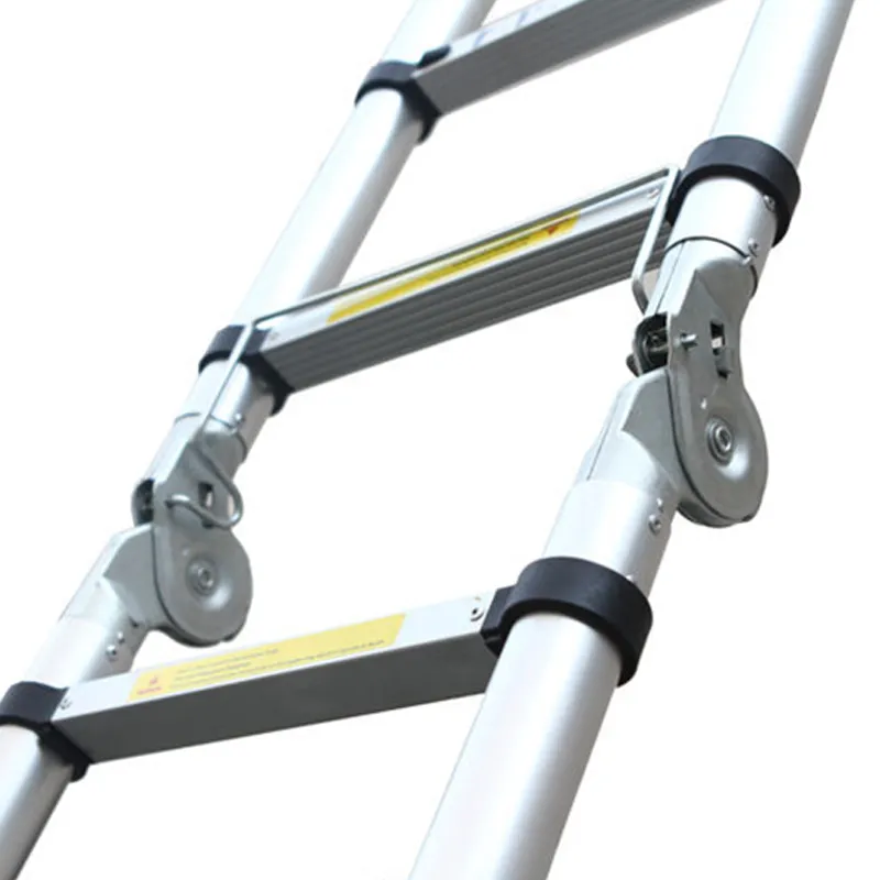 Escalera extensible Escalera telescópica doble Escalera plegable Escalera telescópica multiusos de aluminio