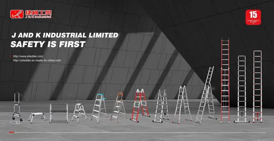 Escalera doméstica de aluminio de 5 escalones Escalera de un solo lado