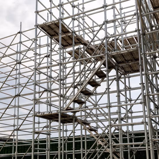 Material de construcción Andamio Escalera Viga Viga de acero Construcción Edificio Escalera Andamio